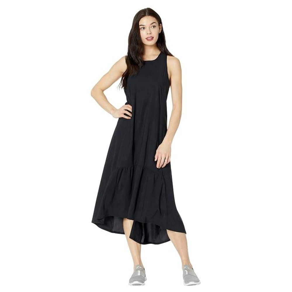Sweaty Betty Explorer Ace Midi Dress Women Medium Black Racerback athleisure